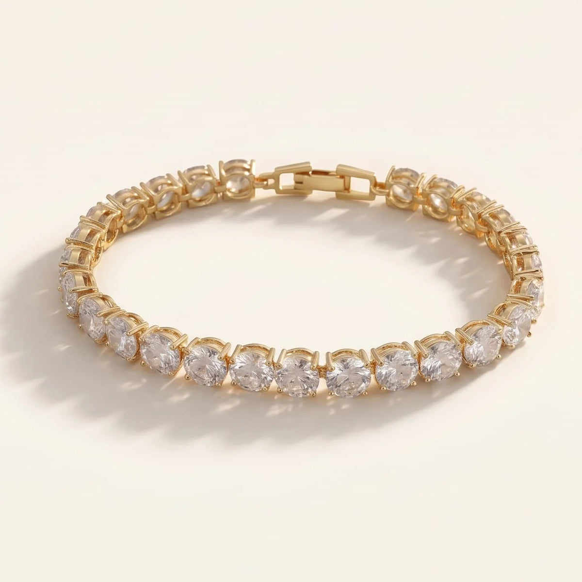 Tennis Bracelet | Sterling Silver & AAA Cubic Zirconia Heart Accent | 18 cm + 2.5 cm Extension