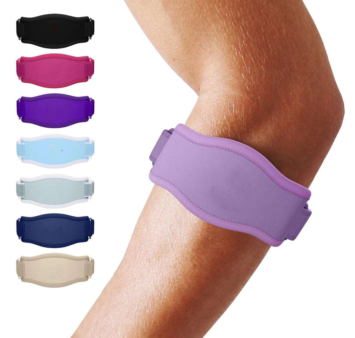 Tennis Elbow Brace | Adjustable Targeted Compression & Sweat-Absorbent