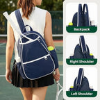 Tennis Racket Backpack | Water-Resistant Multi-Racket Compartment & Padded Straps