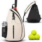 Tennis Tote | Spacious With Bottle Pocket & Padded Straps