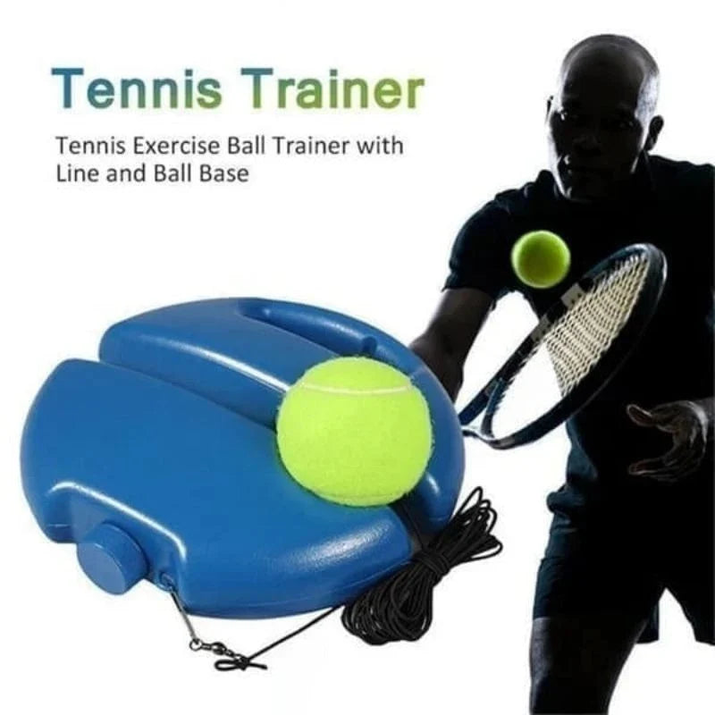 Tennis Trainer | Heavy-Duty Base & Elastic Rope