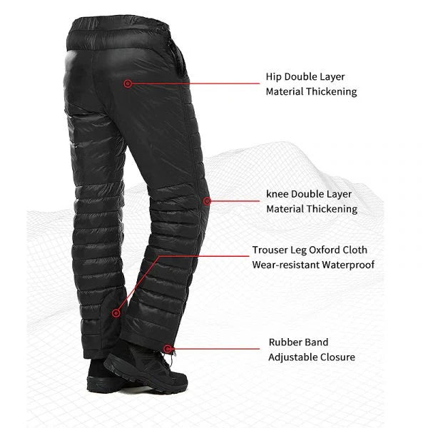 Thermal Pants | 700+ Goose Down & Side Zips