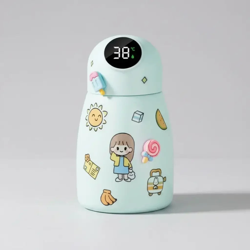Thermos Bottle | LED Temperature Display & Stainless Steel Vacuum-Insulated | 500 ml
