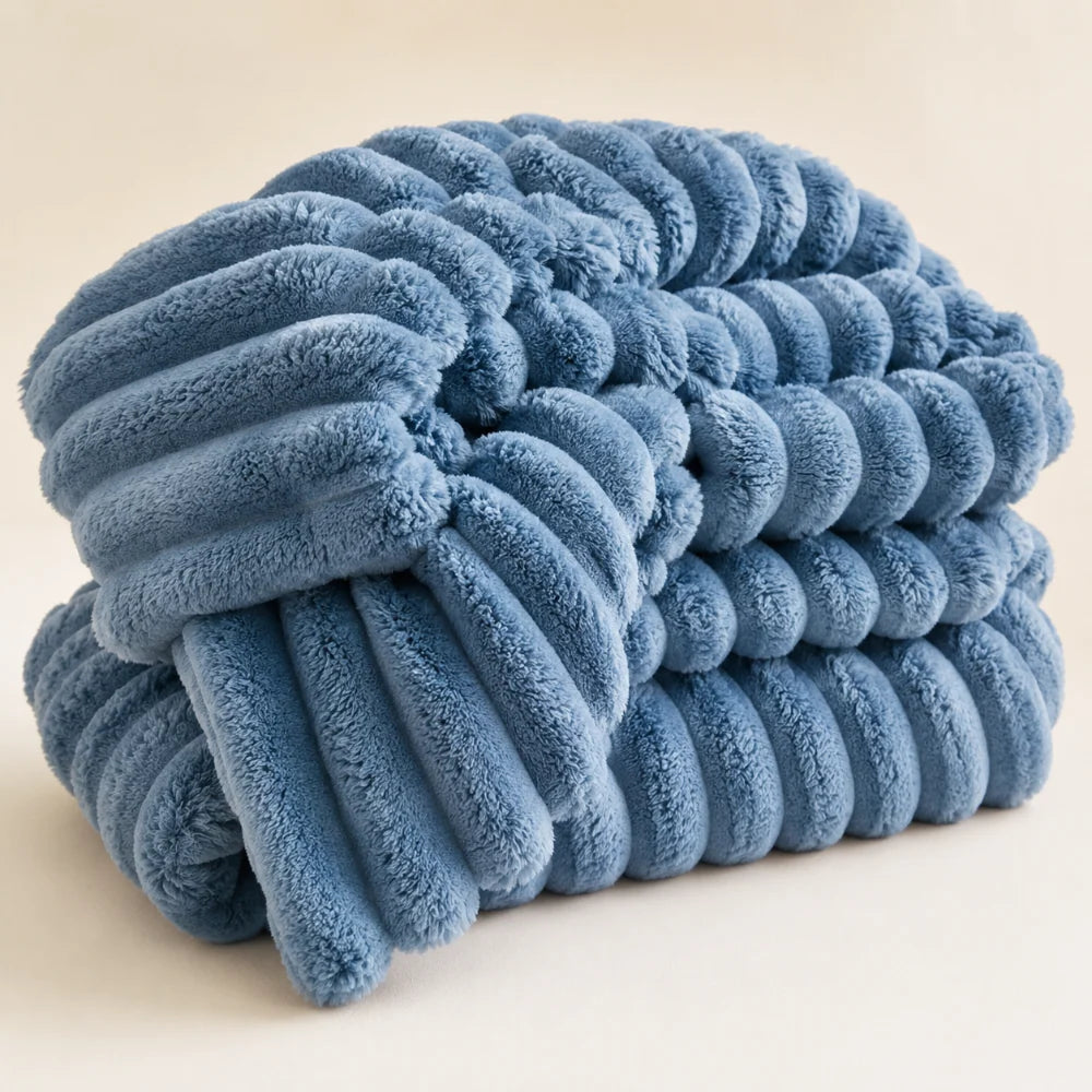 Throw Blanket | Soft Plush Faux Fur & Warm Lightweight | Multiple Sizes