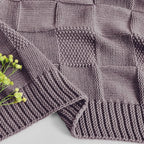 Throw Blanket | Yarn-Dyed Waffle Knit | 50 x 60 In