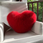 Throw Pillow | Extra-Soft Faux Fur & Machine-Washable | 32 x 40 cm