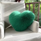 Throw Pillow | Extra-Soft Faux Fur & Machine-Washable | 32 x 40 cm