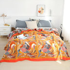 Throw with Toucan Print