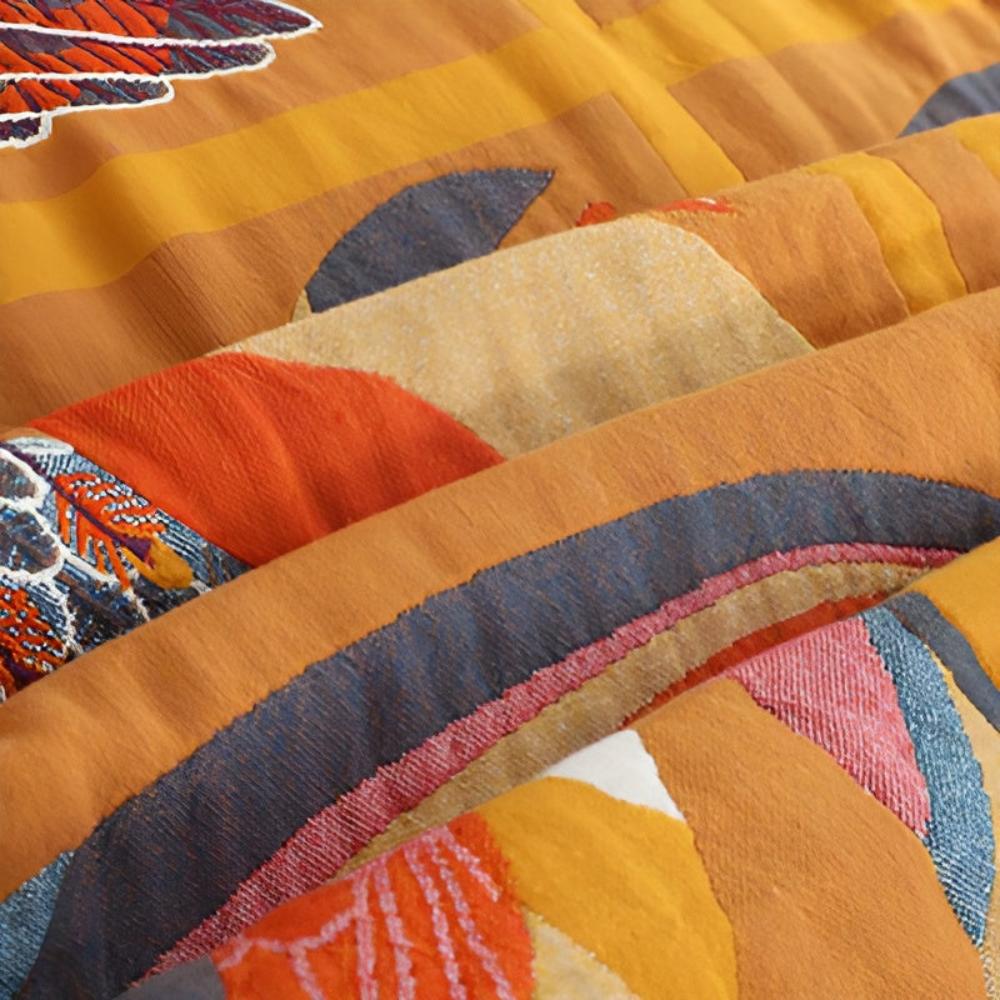 Throw with Toucan Print