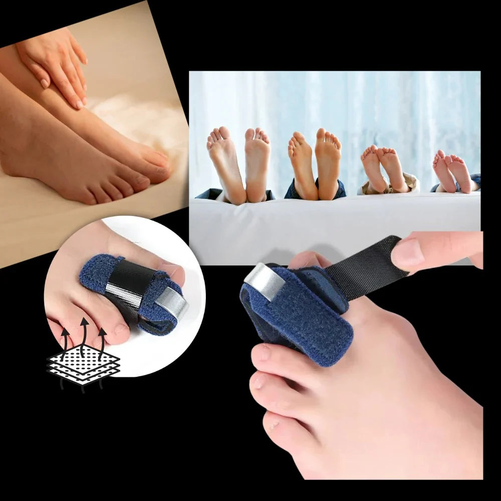 Toe Straightener | Breathable Low-Profile & Adjustable Support