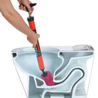 Toilet Plunger | Air-Powered 120psi & Interchangeable Heads