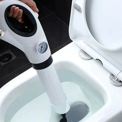 Toilet Plunger | High-Pressure Air Blast & Tool-Free Operation