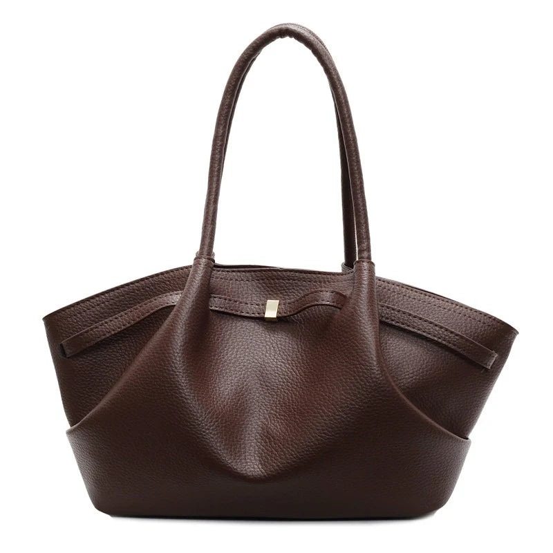 Tote Bag | Grained Leather & Spacious Interior