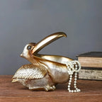 Toucan Storage Sculpture | Decorative Resin | Open Beak Storage Bowl