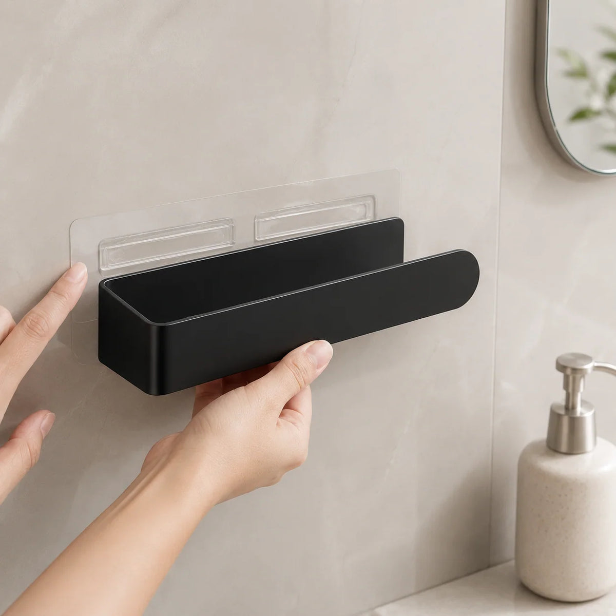 Towel Bar | No-Drill Adhesive & Humidity-Resistant