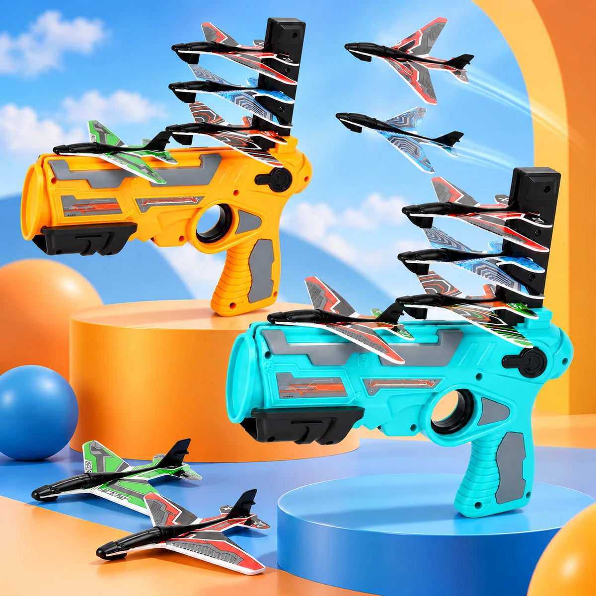 Toy Airplane Shooter | Handheld Foam & Battery-Free