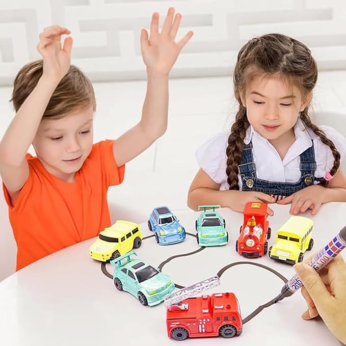 Toy Car | Line-Following & Marker-Included | Assorted Styles