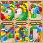 Train Track Toy | Magnetic Modular Track & USB Rechargeable