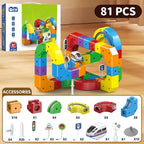 Train Track Toy | Magnetic Modular Track & USB Rechargeable
