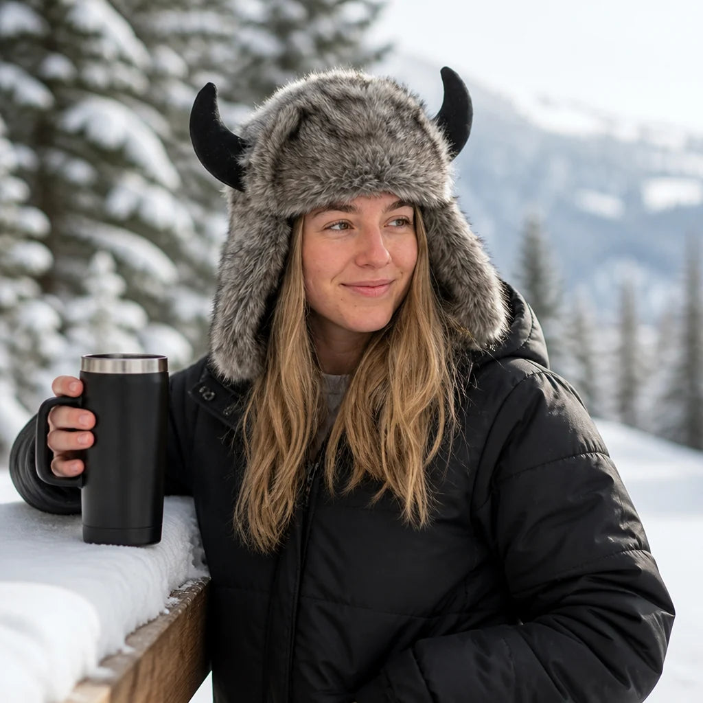 Trapper Hat | Faux Fur-Lined & Adjustable Ear Flaps