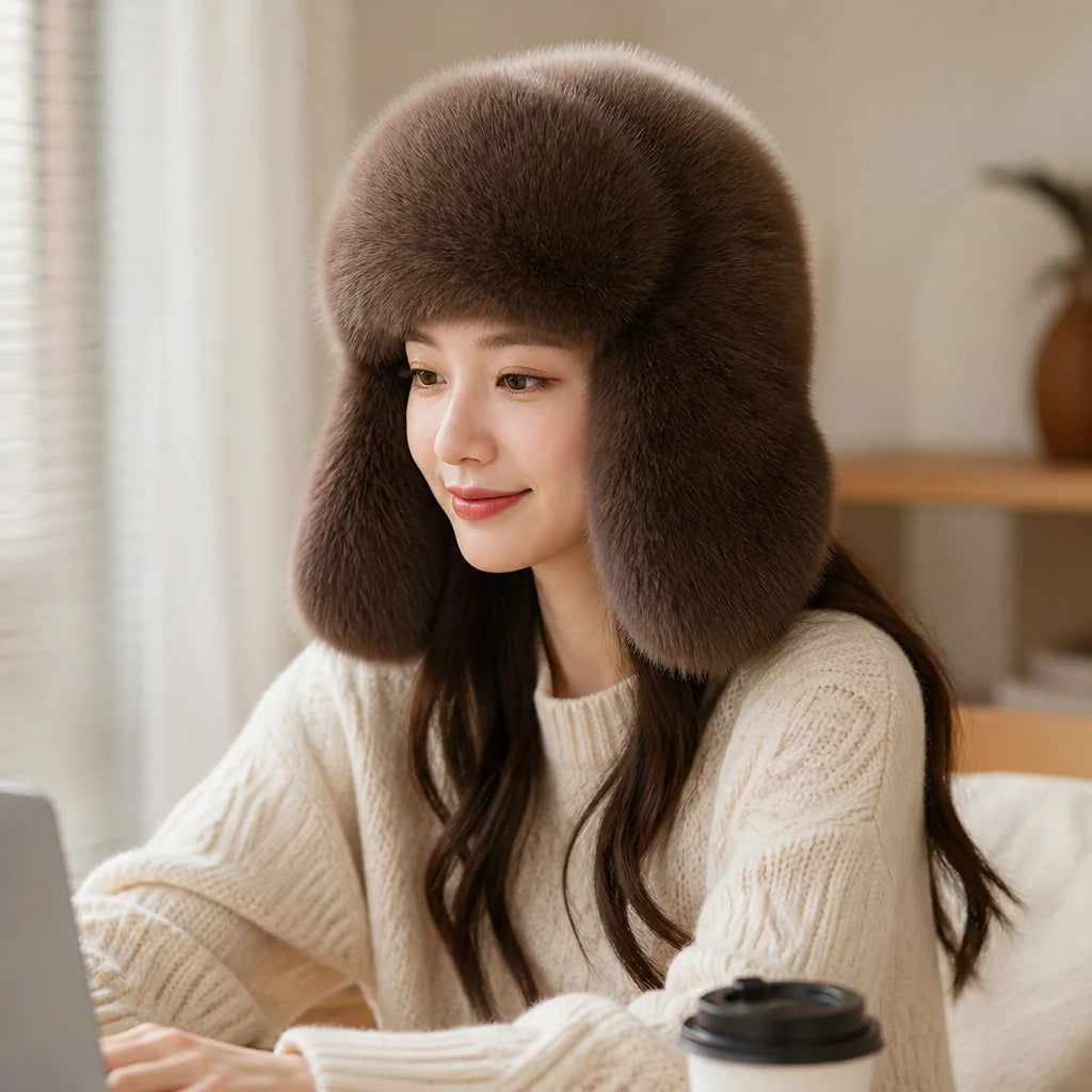 Trapper Hat | Plush Synthetic & Fold-Down Ear Flaps