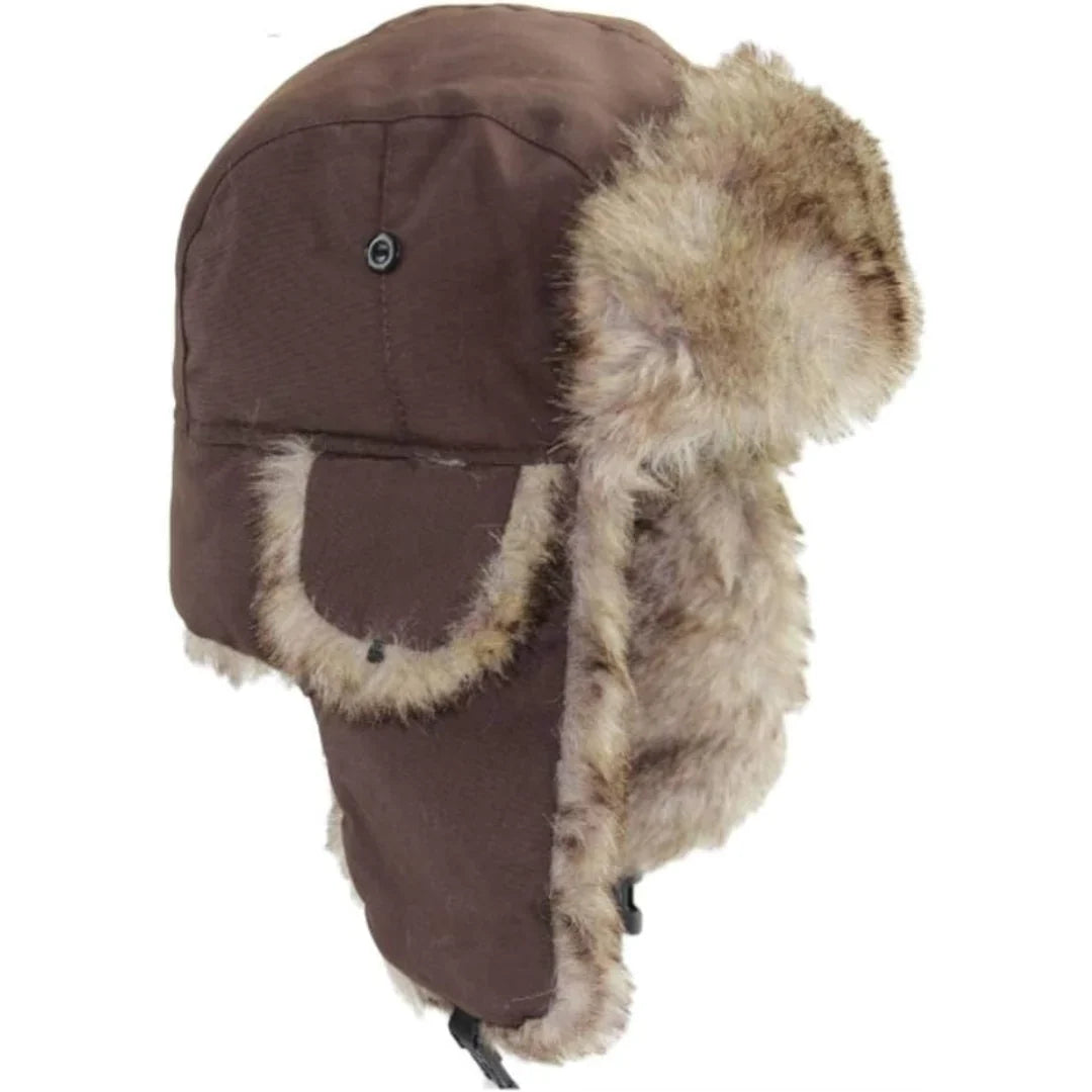 Trapper Hat | Windproof & Water-Repellent Faux-Fur Lined