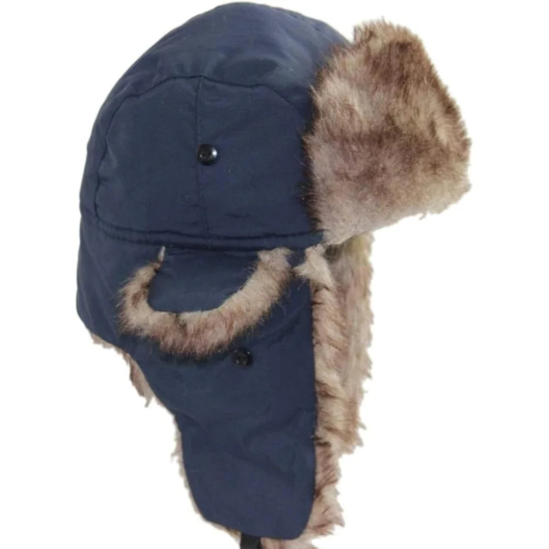 Trapper Hat | Windproof & Water-Repellent Faux-Fur Lined
