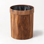 Trash Can | Natural Wood & Removable Lid | Compact
