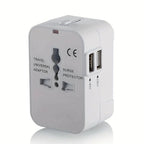 Travel Adapter | Dual USB & 110/220V | American Plug