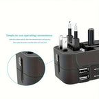 Travel Adapter | Dual USB & 110/220V | American Plug