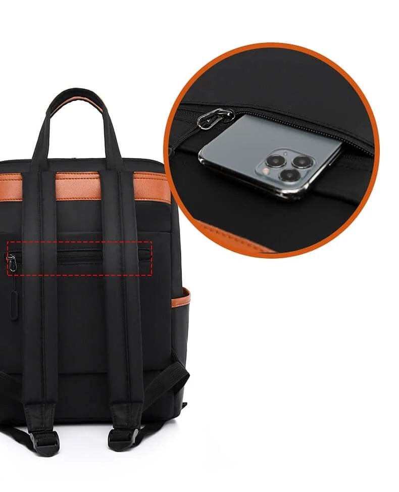 Travel Backpack | Anti-Theft Hidden Back Zipper & Water-Resistant Oxford