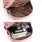 Travel Backpack Purse | USB Charging Port & Waterproof Nylon