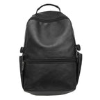 Travel Backpack | Water-Resistant Leather & Multiple Compartments | Fits 15-Inch Laptop