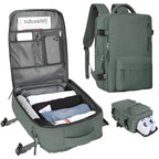 Travel Backpack | Waterproof Nylon, Anti-Theft & USB Charging | 35L Carry-On Friendly