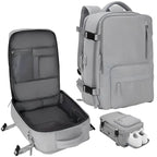 Travel Backpack | Waterproof Nylon, Anti-Theft & USB Charging | 35L Carry-On Friendly