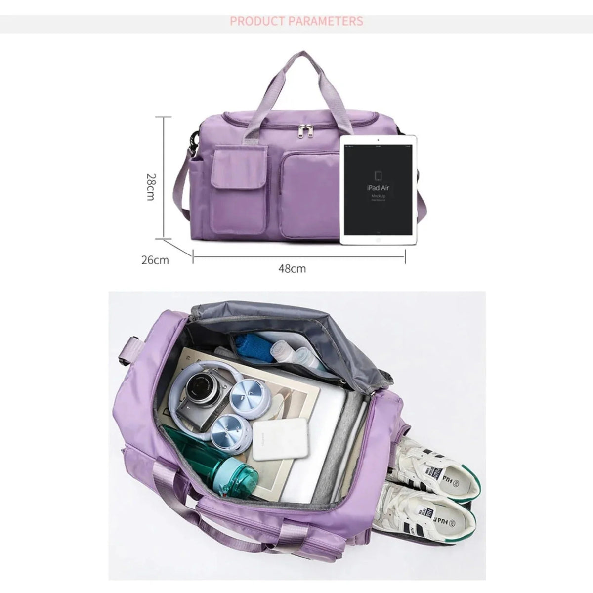 Travel Duffle Bag | Waterproof Oxford & Multi-Pocket