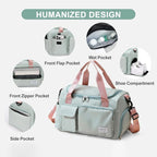 Travel Duffle Bag | Waterproof Oxford & Multi-Pocket