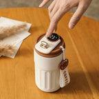 Travel Mug | Insulated Stainless Steel & LED Temperature Display | 450ml
