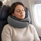 Travel Neck Pillow | Memory Foam & Closed-Front Support