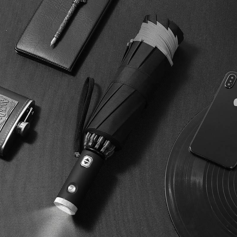 Travel Umbrella | Automatic Reverse & LED Light | 105 cm Coverage