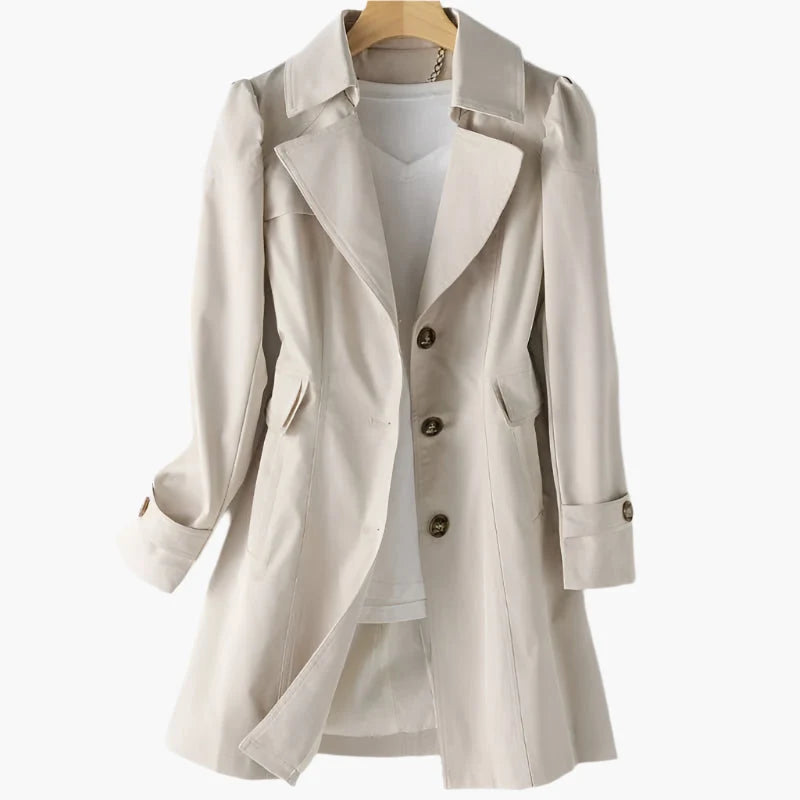 Trench Coat | Long Silhouette, Adjustable Belt & Functional Pockets