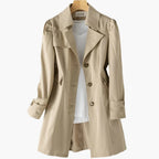 Trench Coat | Long Silhouette, Adjustable Belt & Functional Pockets
