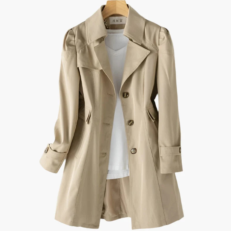 Trench Coat | Long Silhouette, Adjustable Belt & Functional Pockets