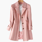 Trench Coat | Long Silhouette, Adjustable Belt & Functional Pockets