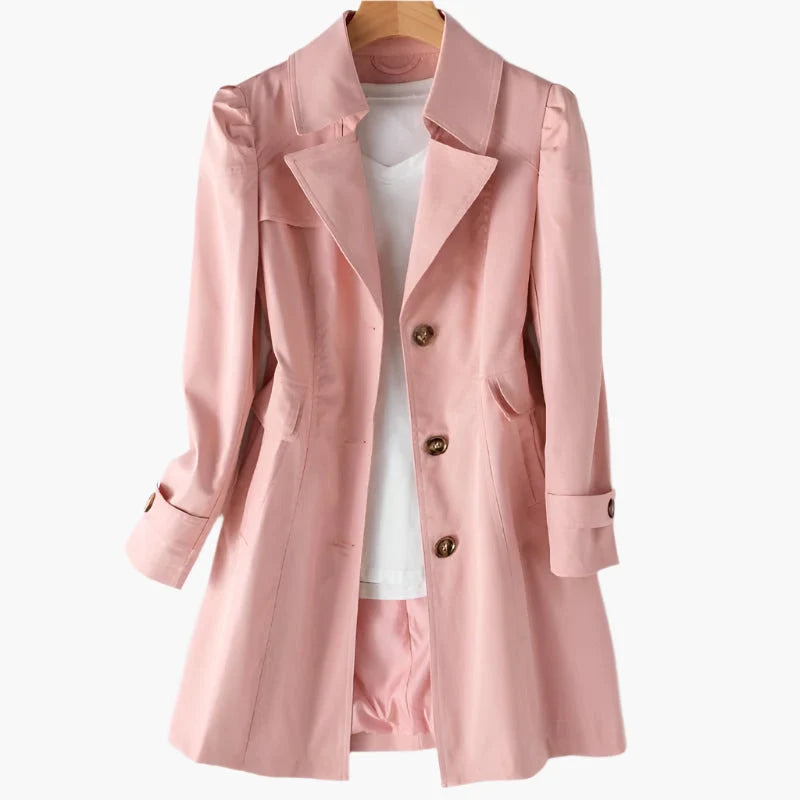 Trench Coat | Long Silhouette, Adjustable Belt & Functional Pockets