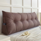 Triangle Back Pillow | Ergonomic Support & Breathable Linen Cover