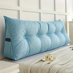 Triangle Back Pillow | Ergonomic Support & Breathable Linen Cover