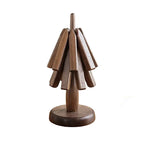 Trivet | Foldable Walnut Star Design & Heat-Resistant
