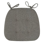 Chair Cushion | Tufted Microfiber & Tie Straps | Universal Fit