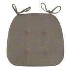 Chair Cushion | Tufted Microfiber & Tie Straps | Universal Fit